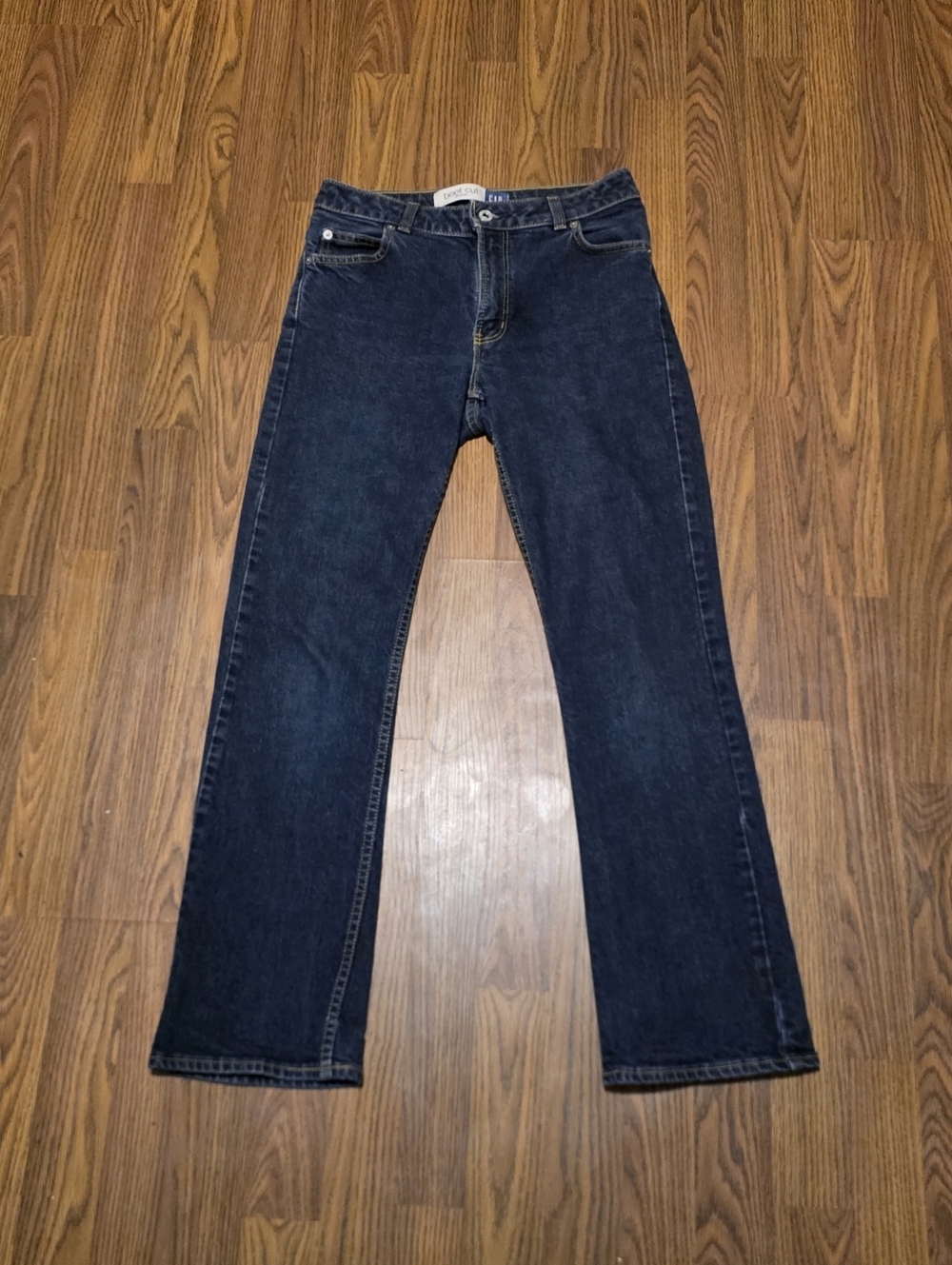 Y2K Gap Bootcut Stretch Blue Denim Jeans Size 4L Made in Canada  Classic Style